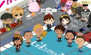 プロレスリング広場選手の登場