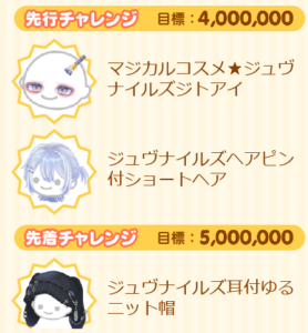 先行・先着チャレンジ
